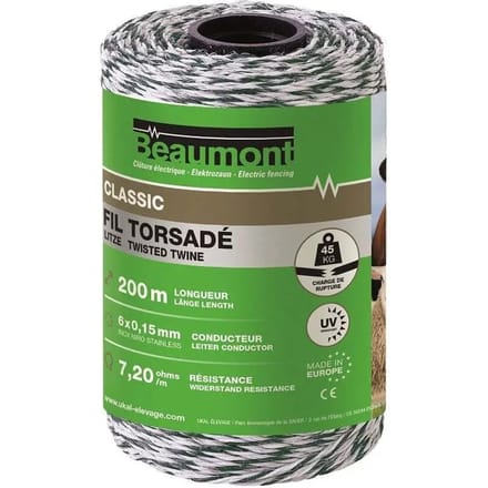 Gedraaide draad Beaumont Classic 200 m