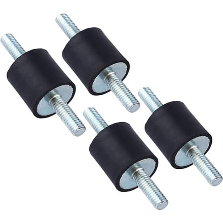 Amortisseur de choc en caoutchouc anti-vibrations pour pompe de compresseur d'air M6 20 x 20