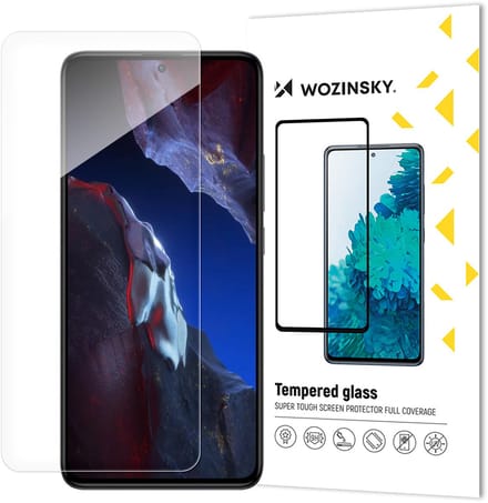 Wozinsky Tempered Glass - Gehard Glas - Xiaomi Poco F5 Pro - 9H - Zwart