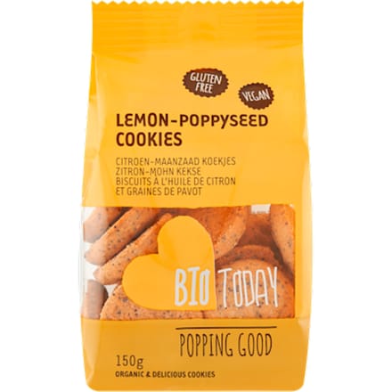 Lemon Poppyseed Cookies biologisch