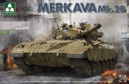Takom Modelbouwpakket Militaire voertuigen - 2080 Merkava Mk.2B Tank Plastic - 1:35 - Modelbouw