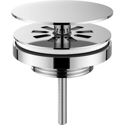 Dynamic Way RVS fonteinafvoerplug 5/4" chroom