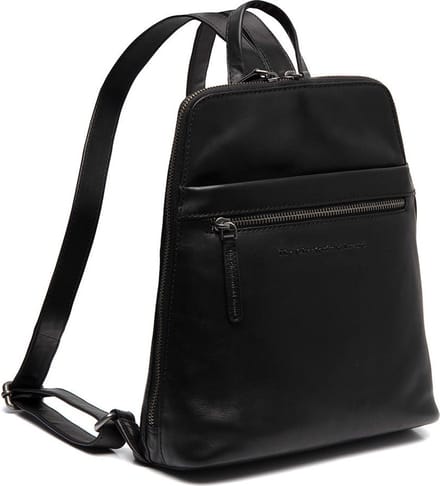 Chesterfield Linford Waxed Pull Up Rugzak - Zwart