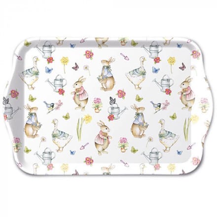 Ambiente Tray Easter garden 13x21cm