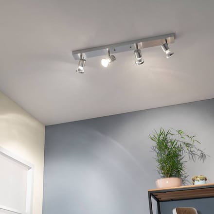 SLV ASTO 4-lamps plafondspot met Ring