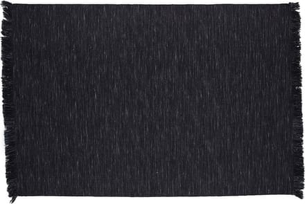 Elton vloerkleed 350x252cm zwart.