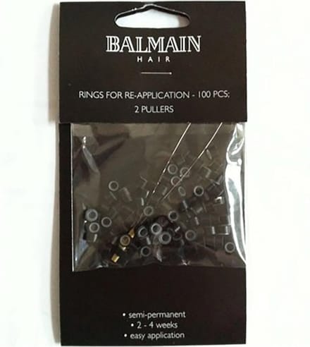 Balmain Hair Professional - Extension Soft Rings - Black - Zwart