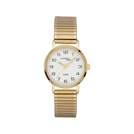 Adora dames horloge met saffier glas /rekband -AS4249