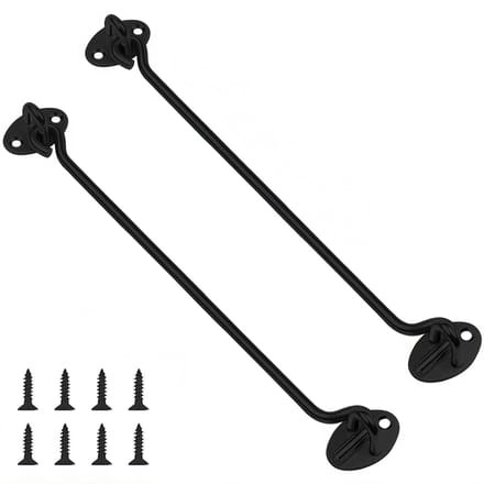 Dailygoods- Stormhaken 35,5 cm - 2 Stuks - Roestvrij Staal