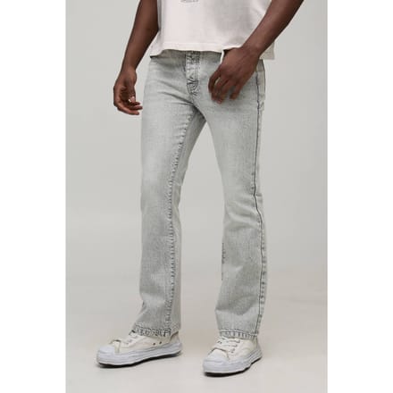 Slim Fit Uitlopende Gewassen Jeans | Ice Grey | Size 32R