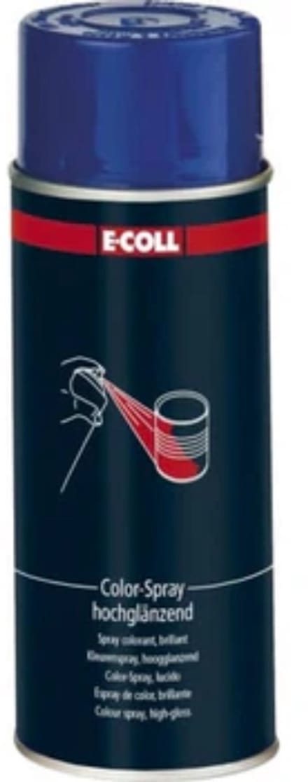 E-COLL Spuitbus RAL5010 Blauw 400ml Hoogglanzend - 4317784305846