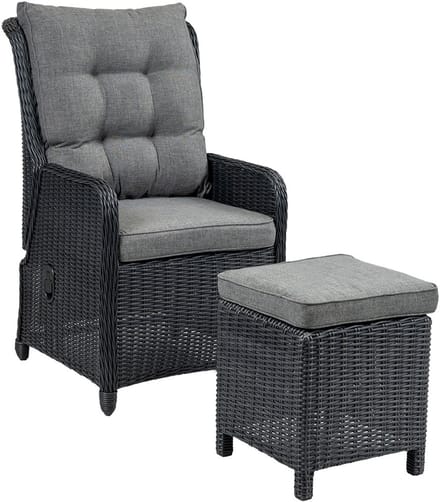 Dublin tuinstoel verstelbaar | Black + Hocker 40x40 | Black