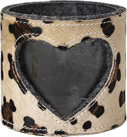 *windlicht koe hart luipaard 10cm*