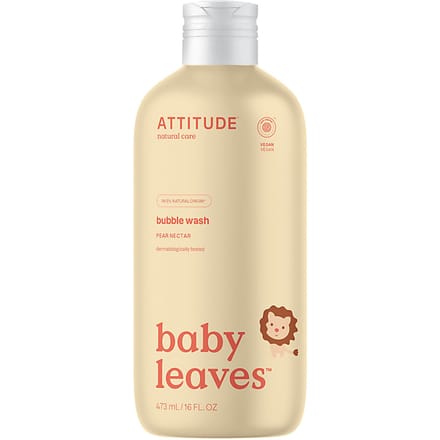 ATTITUDE - Baby Leaves Bubble Wash Pear Nectar
