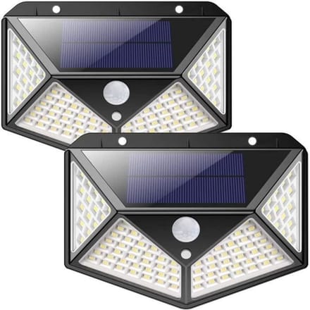 Zonne-lamp - Spot Solair309 - 100 LED - Bewegingsmelder - Waterdicht - 270°