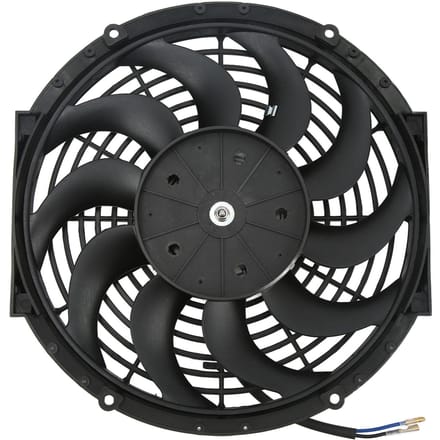 12V Elektrische Condensor Radiator Koelventilator Unit Stille Werking Universeel 12 inch voor Auto's black