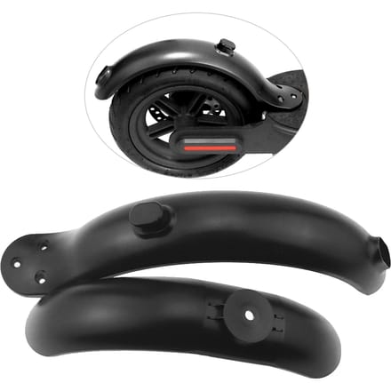 Scooter Spatbord Achter Voorspatbord Spatborden Set Spatbord Band Splash Vervanging voor Xiaomi zwart