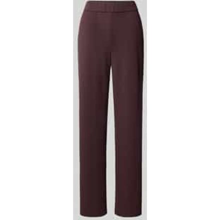 straight fit broek met elastische band