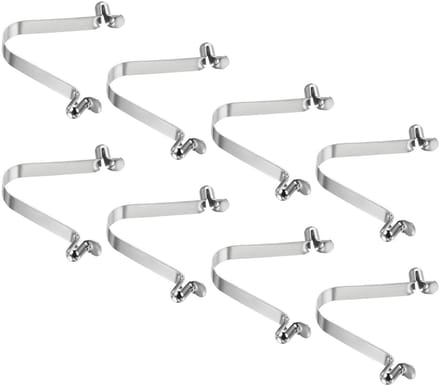 8.5 x 6mm Kayak Pala Push Buttons - 8-Pack Dubbele Pin Locking Clips voor Camping en Tenten