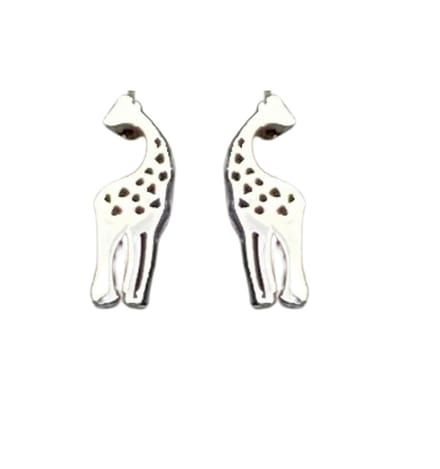 Oorbellen -Giraf -RVS-Charme Bijoux
