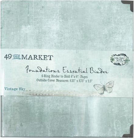 49 And Market Vintage Sky Foundations Essentials Binder (VAE33980)