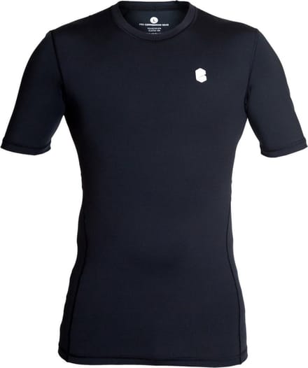 BLINDSAVE Compressie Shirt Zwart - Korte mouwen - S
