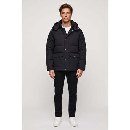 Brooks Brothers Down Jacket Black Größe: M | Winterjacken Outlet | Herren | Schwarz