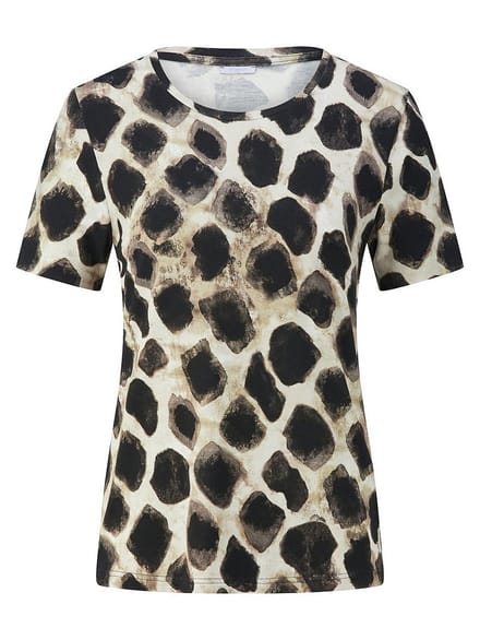 Shirt ronde hals Van Efixelle zwart