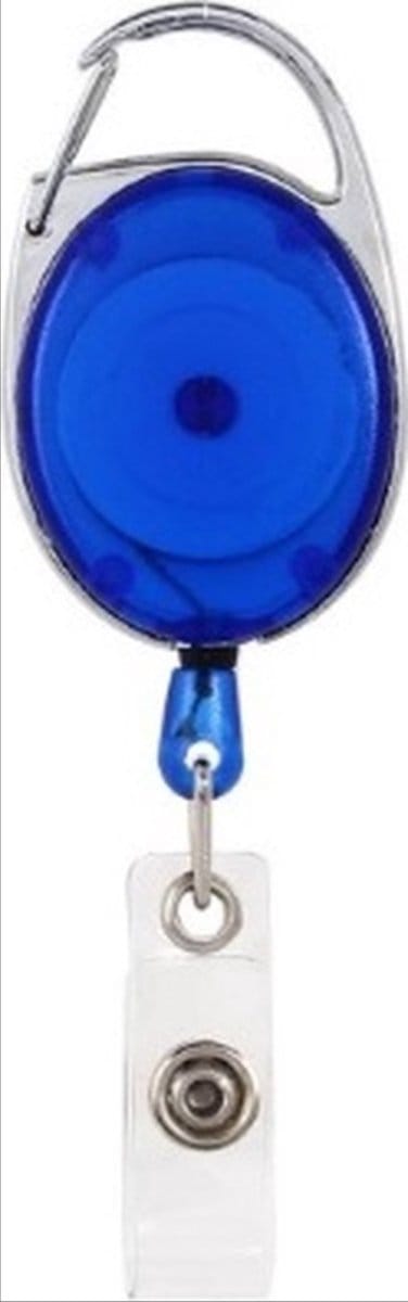 Scoby - Clip-Badgehouder - Trekkoord - Badgehouder - 45 cm - Blauw