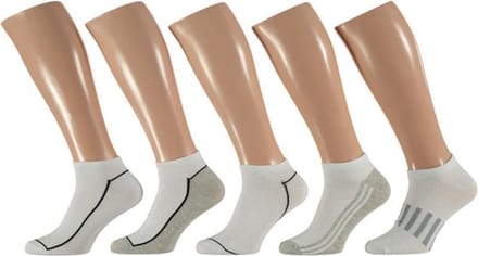5 paar sneakersokken-enkelsokken Maat 41-46