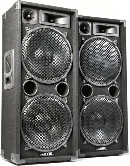 SkyTec MAX212 disco speakerset 2x 12 2800W