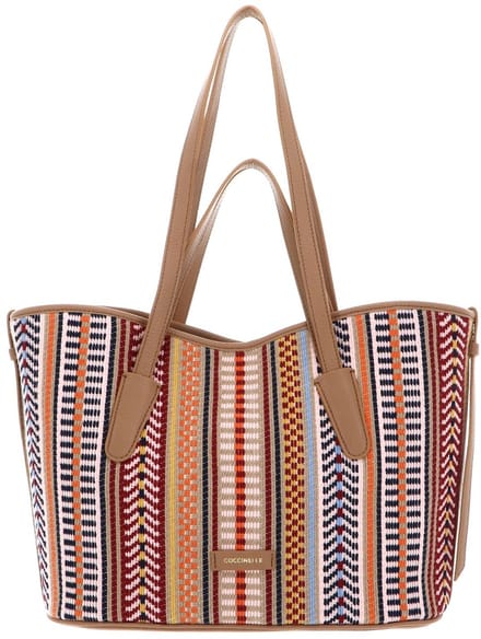 COCCINELLE Schoudertas New Never Without Bag Shopper Mantas Multi. Azul / Skin Kleurrijke