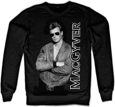 MacGyver Sweater/trui -S- Cool MacGyver Zwart