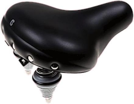 Selle Comfort Zadel Classic Retro Xl 27,7 X 24 Cm Zwart