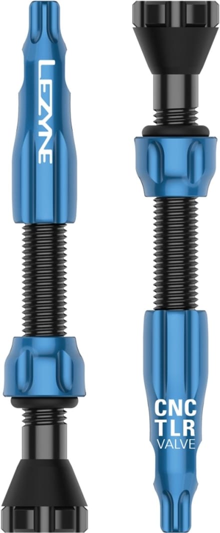 LEZYNE Bandenplakkers CNC TLR TUBELESS VALVE 44MM BLUE