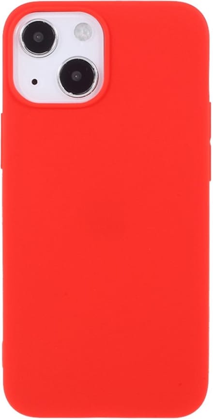Peachy Slim TPU hoesje geschikt voor iPhone 13 - rood