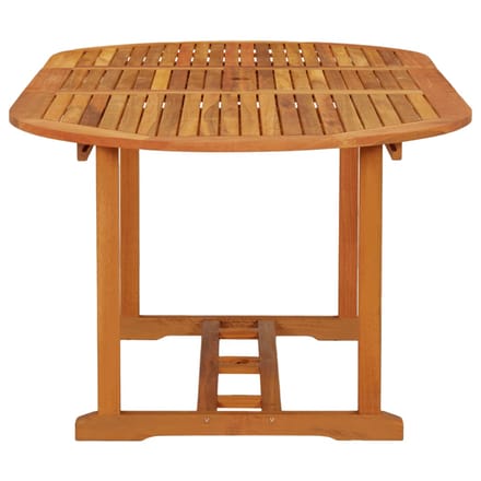 vidaXL - Tuintafel - 200x100x75 - cm - massief - eucalyptushout