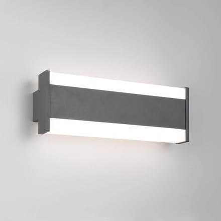 Trio Lighting LED buiten wandlamp DAWSON, 30 cm, antraciet IP54 CCT up/down