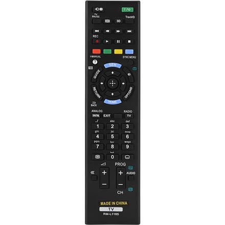 Télécommande de remplacement universelle pour téléviseur LCD black