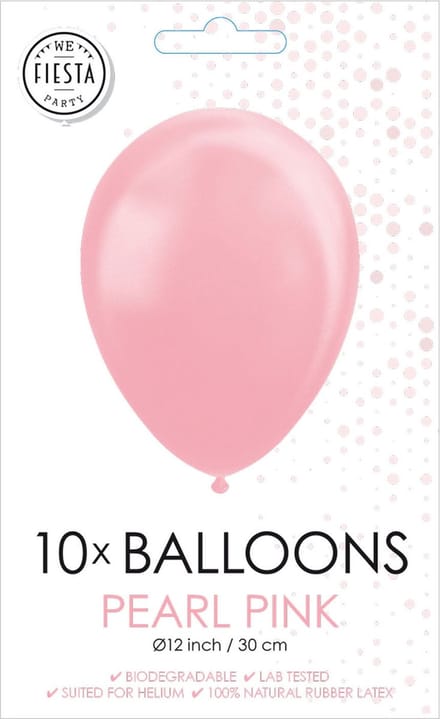 Globos Balloons Pearl Pink 30cm 10pcs.