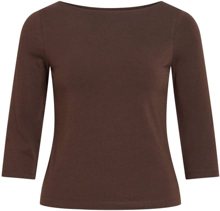 VILA top met 3/4-mouwen VIEMILIE Boothals