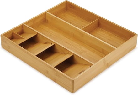 Joseph Joseph - DrawerStore Organizer Keukenlade Bamboe - Siliconen - Bruin
