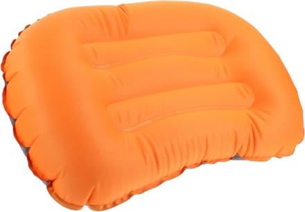 Opblaasbaar Kussen - Kampeerkussen - Comfortabel Rusten - Ergonomisch Ontwerp - 45x30x11 cm - Oranje