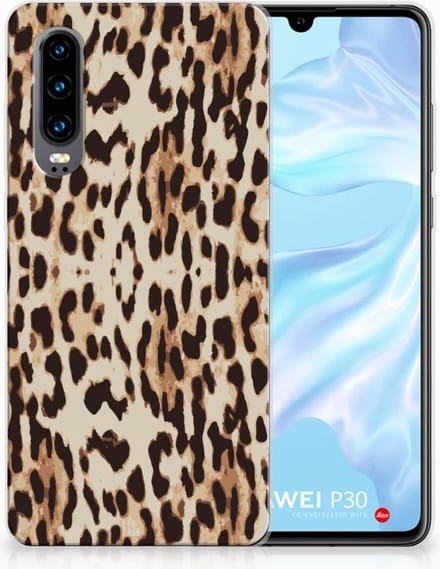 Huawei P30 TPU Hoesje Leopard