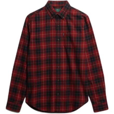 Superdry - Vintage Check Overhemd - Heren - Lange mouwen shirts