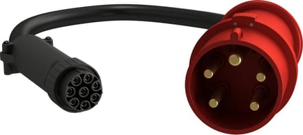 Vertiv FSC3U002 electriciteitssnoer Zwart, Rood 3 m