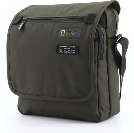 National Geographic Mutation Compacte Schoudertas 1,3L RFID Khaki - Khaki