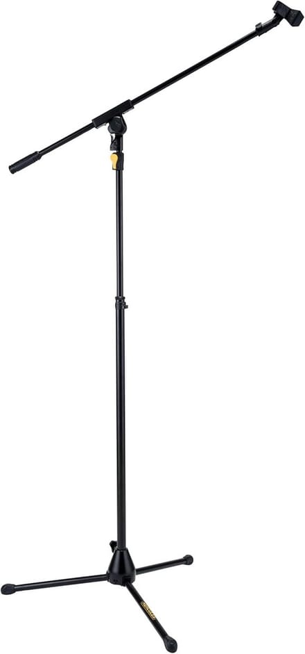Microfoonstandaard - Galgmicrofoon - Muziek Maken - EZ Grip Verstelling - 168 cm Hoog - Zwart