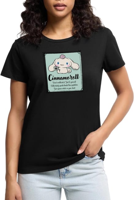 Cinnamoroll Don't Overthink It. Just Be Yourself Premium T Shirt Dames