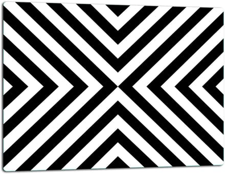 TMK ArtDeko Serie - Glazen Snijplank - 52x40 cm - Inductie
